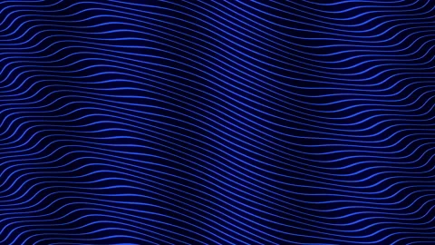 Abstract Geometric Background with Distorted Curved Lines. Stock Footage 232715798