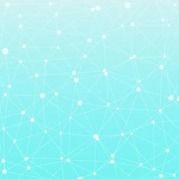 Abstract geometric background with dots Stock Illustration