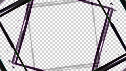Abstract geometric background with dynamic lines and shapes. Modern digital Stock Illustration