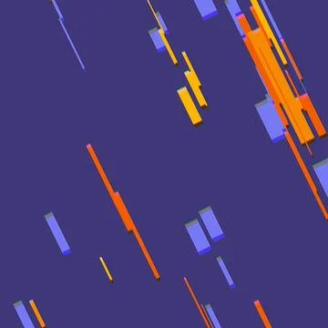 Abstract Geometric Background with Dynamic Motion Lines and Vibrant Purple Stock Illustration