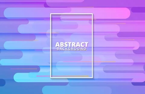 Abstract geometric background with dynamic shapes composition Stock Illustration