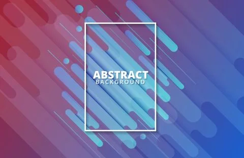 Abstract geometric background with dynamic shapes composition Stock Illustration