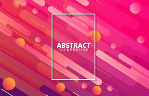 Abstract geometric background with dynamic shapes composition Stock Illustration