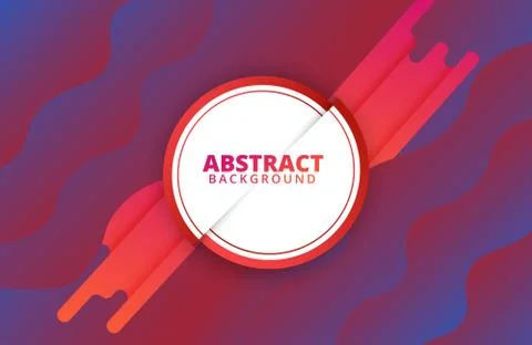 Abstract geometric background with dynamic shapes composition Stock Illustration