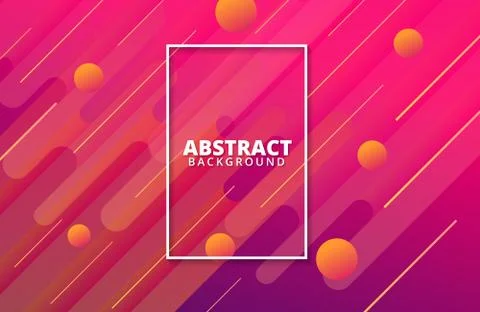 Abstract geometric background with dynamic shapes composition Stock Illustration