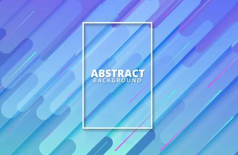 Abstract geometric background with dynamic shapes composition Stock Illustration