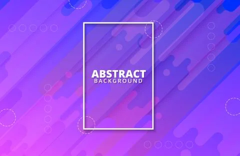 Abstract geometric background. Dynamic shapes composition Stock Illustration