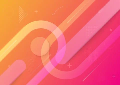 Abstract geometric background. Dynamic shapes composition. Eps10 vector. Stock Illustration