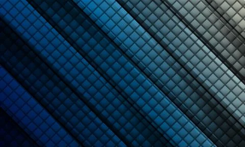 Abstract geometric background featuring diagonal lines made of blue. Stock Illustration