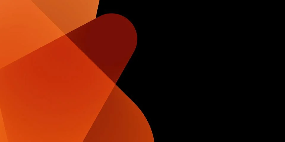 Abstract geometric background featuring retro style orange and red shapes l.. Stock Illustration