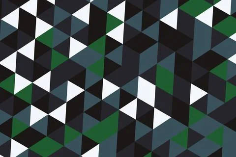 Abstract geometric background filled with multicolor triangles Stock Illustration