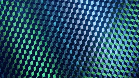 Abstract geometric background Stock Footage 131958940