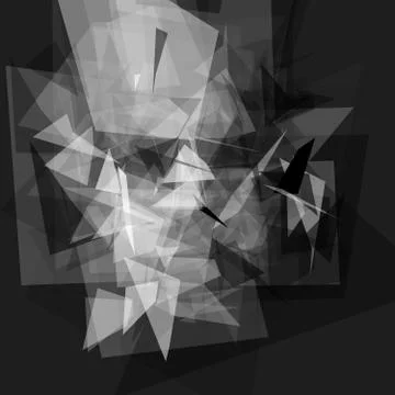 Abstract geometric background formed by triangular polygons Stock Illustration