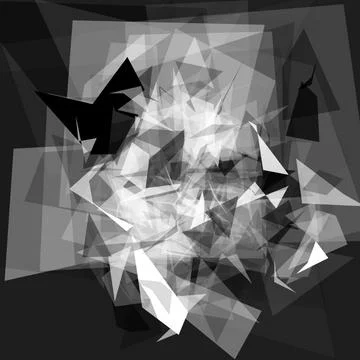 Abstract geometric background formed by triangular polygons Illustrazione stock