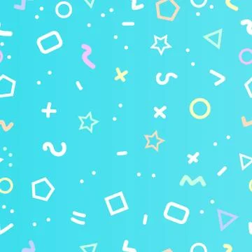 Abstract geometric background, geometry shapes made by polygon and circle Illustrazione stock