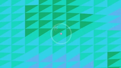 Abstract Geometric Background with Glowing Orb and Sparkles Stock Footage 332183683