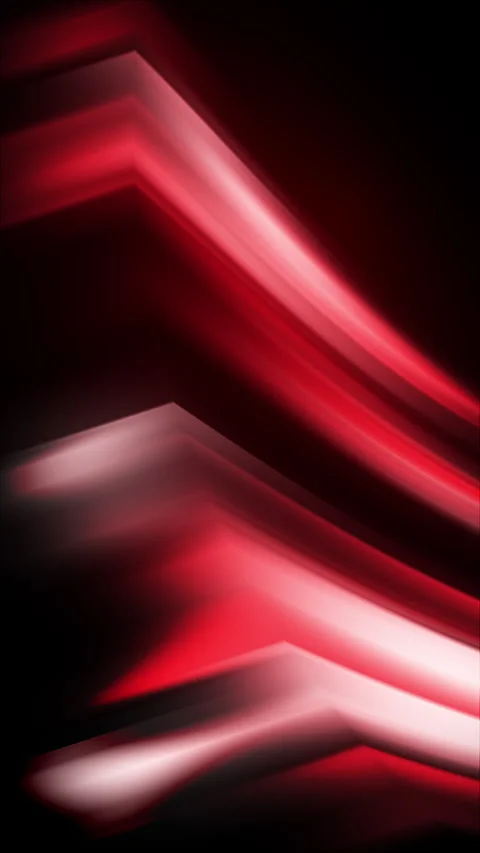 Abstract geometric background with glowing red and silver chevron patterns Stock Footage 335374630