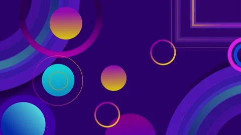 Abstract geometric background gradient animation Stockbeeldmateriaal 334967562