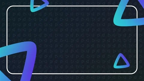 Abstract Geometric Background with Gradient Blue and Purple Shapes Stock Footage 341926752
