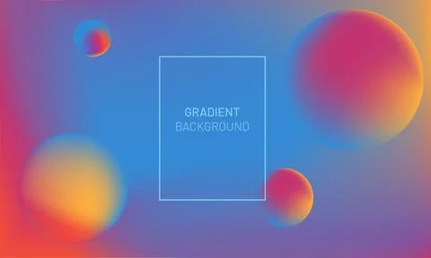 Abstract geometric background with gradient shapes Stock Illustration