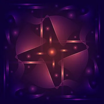 Abstract geometric background with graphic visualization of data, innovation, Stockillustratie