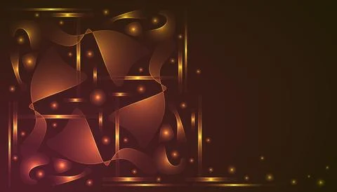 Abstract geometric background with graphic visualization of data, physics, sp Stock Illustration