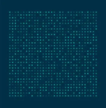 Abstract geometric background with graphic visualization of data, interaction Illustrazione stock