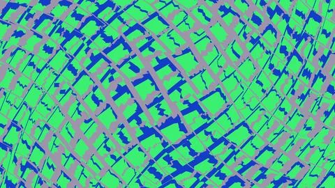 Abstract geometric background with green and blue patterns Illustrazione stock