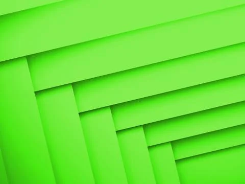 Abstract geometric background with green layers Stock Illustration