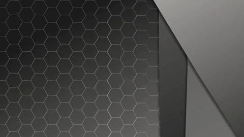 Abstract geometric background with hexagon pattern and folded paper-like pa.. Stock Footage 336752240