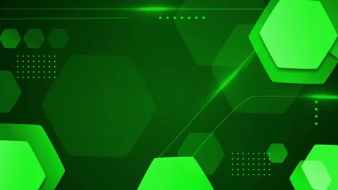 Abstract geometric background with hexagon shapes glowing lines and modern .. Vídeo Stock 336904182