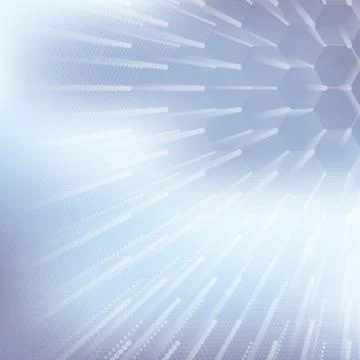 Abstract geometric background, hexagonal vector texture. Big data visualization Stockillustratie