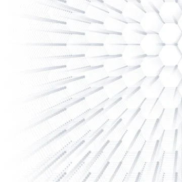 Abstract geometric background, hexagonal vector texture. Big data visualization Stockillustratie