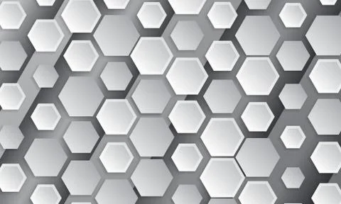 Abstract geometric background with hexagons. Stock Illustration
