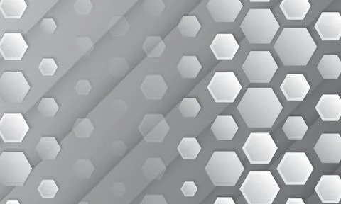 Abstract geometric background with hexagons. Stock Illustration