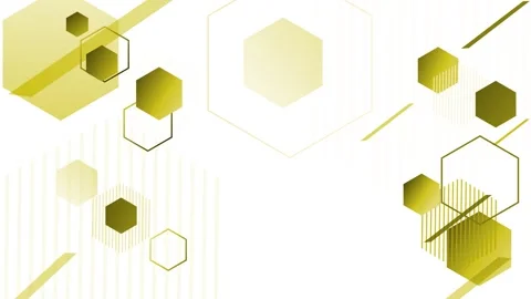 Abstract geometric background with hexagons soft gradients animation Stock Footage 339290444