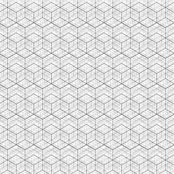 Abstract geometric background with hexagons, wallpaper pattern. Vector illu.. Stock Illustration