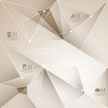 Abstract geometric background Illustrazione stock