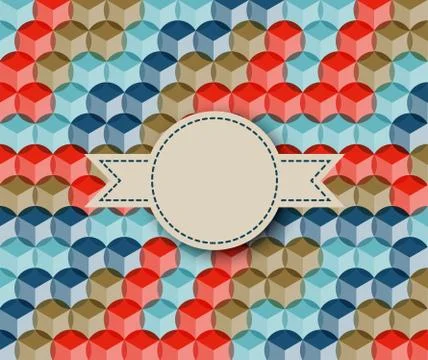 Abstract geometric background Stock Illustration
