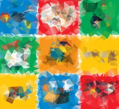 Abstract Geometric Background Stock Illustration