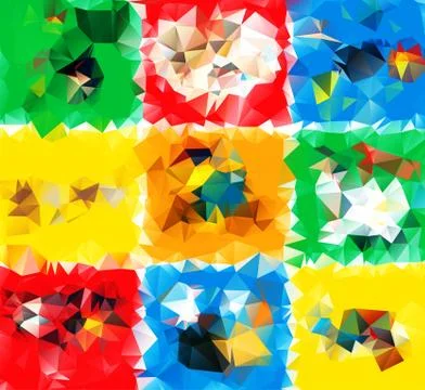 Abstract Geometric Background Stock Illustration