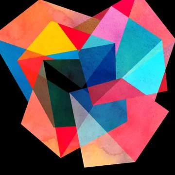 Abstract geometric background Stock Illustration