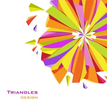 Abstract geometric background. Stock Illustration