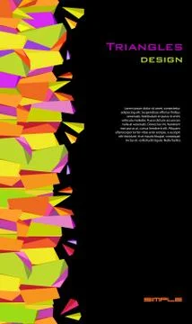 Abstract geometric background. Stock Illustration