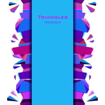 Abstract geometric background. Stock Illustration