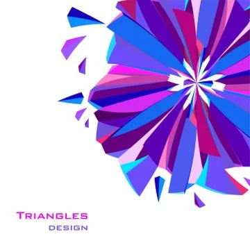 Abstract geometric background. Stock Illustration