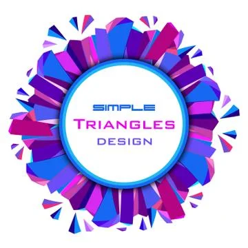 Abstract geometric background. Stock Illustration