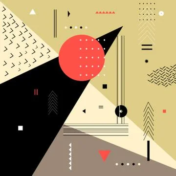 Abstract geometric background. Stock Illustration