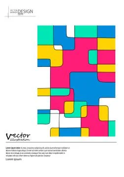 Abstract geometric background. Stock Illustration