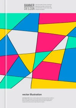 Abstract geometric background. Stock Illustration